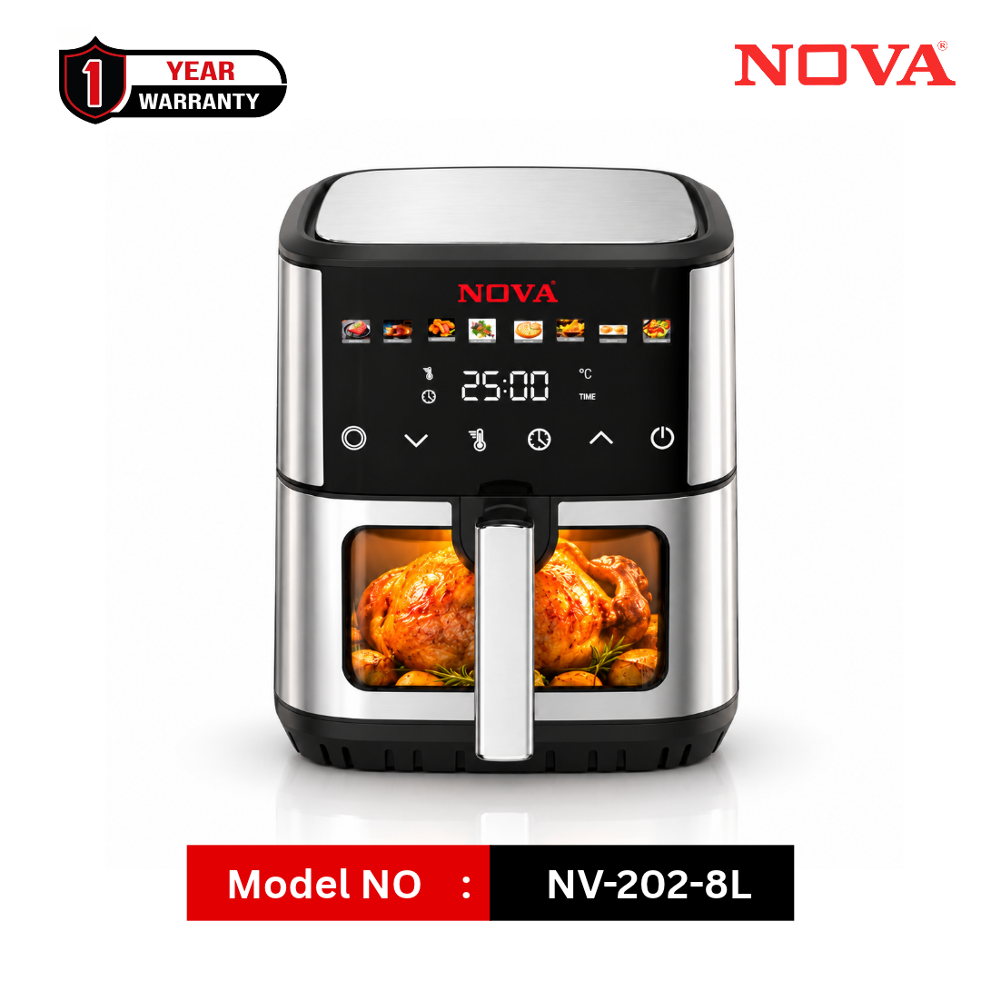 N​OVA Digital Air Fryer 8L 3300W | Model NV-202