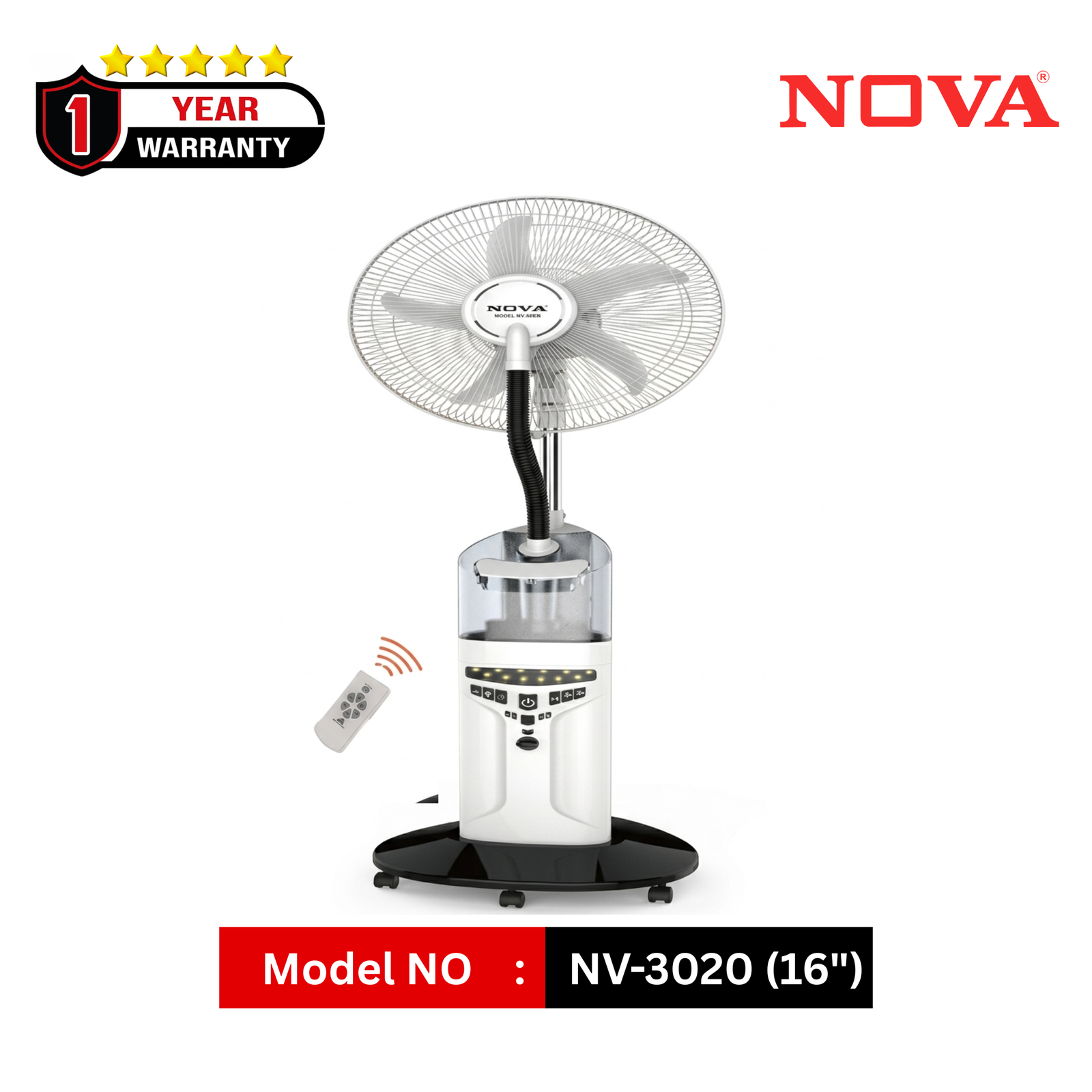 NOVA 16" Rechargeable Mist Fan NV-3020